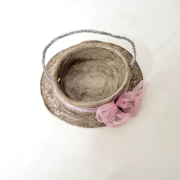 Resin Easter Bonnet Basket - Picture 2 of 5